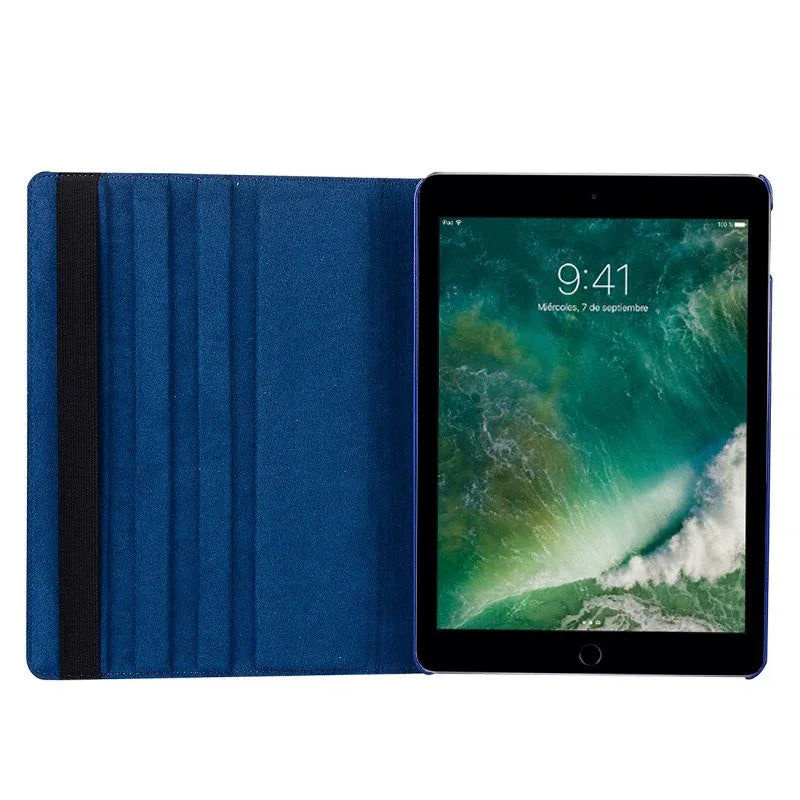 Funda COOL para iPad Pro 10.5 / iPad Air 2019 10.5 Giratoria Polipiel Azul - PixelPlaza
