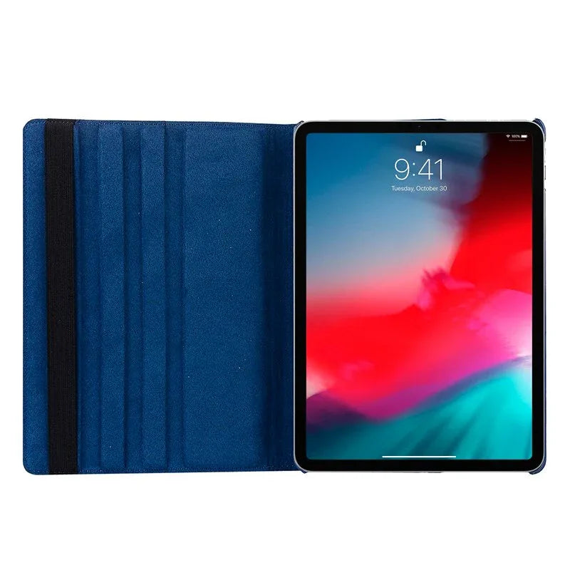Funda COOL para iPad Pro 11 (2018) Giratoria Polipiel Azul - PixelPlaza