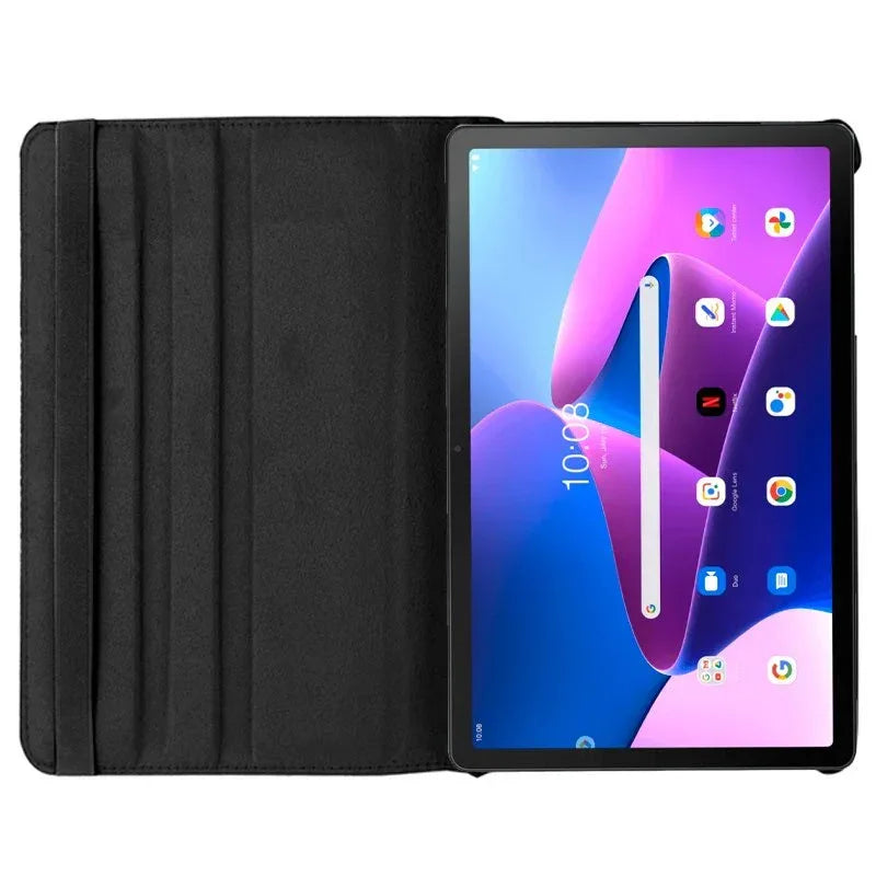 Funda COOL para Lenovo Tab M10 Gen 3 Polipiel Liso Negro - PixelPlaza