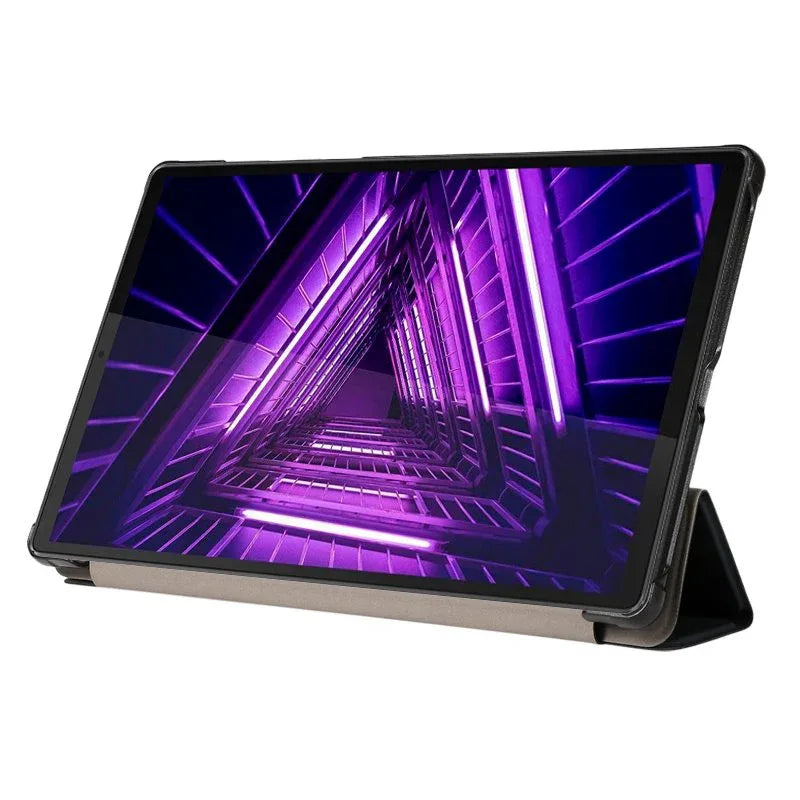 Funda COOL para Lenovo Tab M10 HD 2ª Gen (TB-X306) Polipiel Liso Negro 10.1 pulg - PixelPlaza