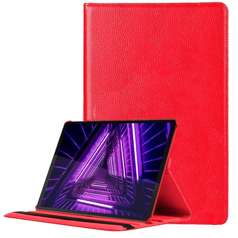 Funda COOL para Lenovo Tab M10 Plus / FHD Plus 2ª Gen / Tab K10 Polipiel Liso Rojo 10.3 pulg - PixelPlaza