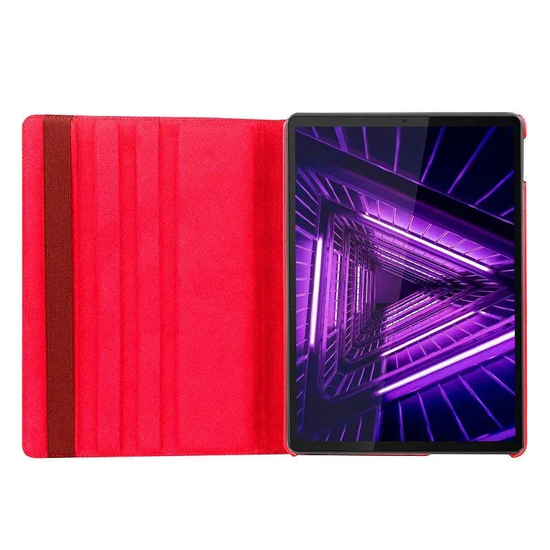 Funda COOL para Lenovo Tab M10 Plus / FHD Plus 2ª Gen / Tab K10 Polipiel Liso Rojo 10.3 pulg - PixelPlaza