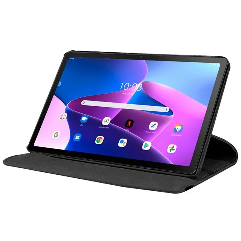 Funda COOL para Lenovo Tab M10 Plus Gen 3 Polipiel Liso Negro - PixelPlaza
