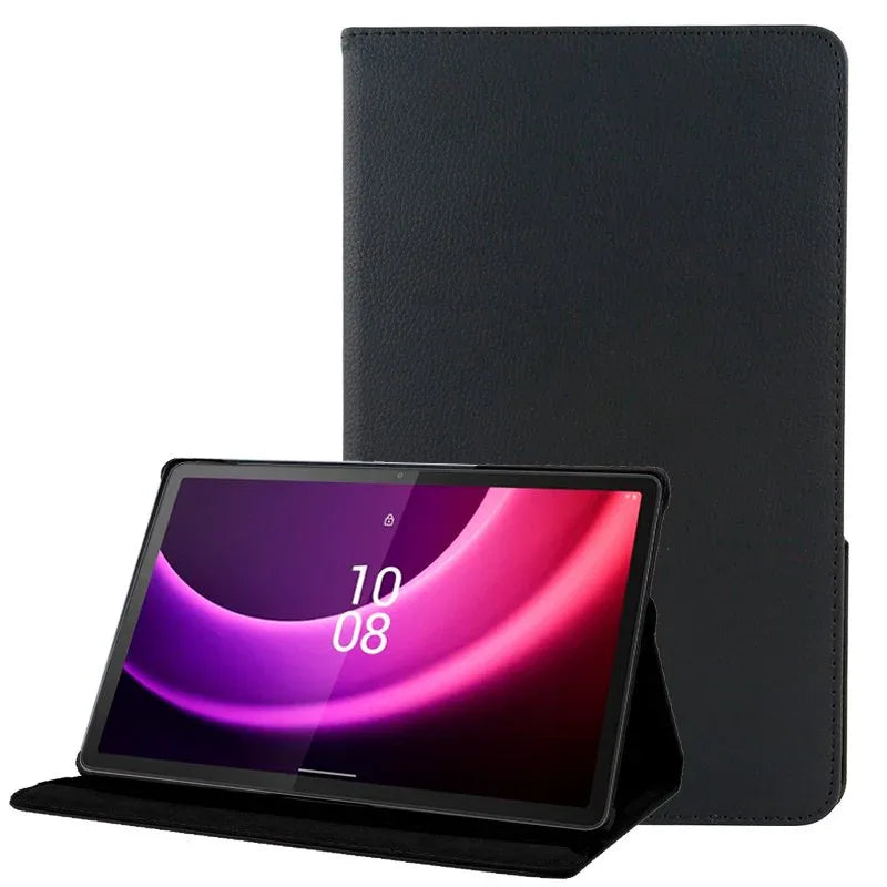 Funda COOL para Lenovo Tab P11 2ª Gen Polipiel Liso Negro (11.5 pulg) - PixelPlaza