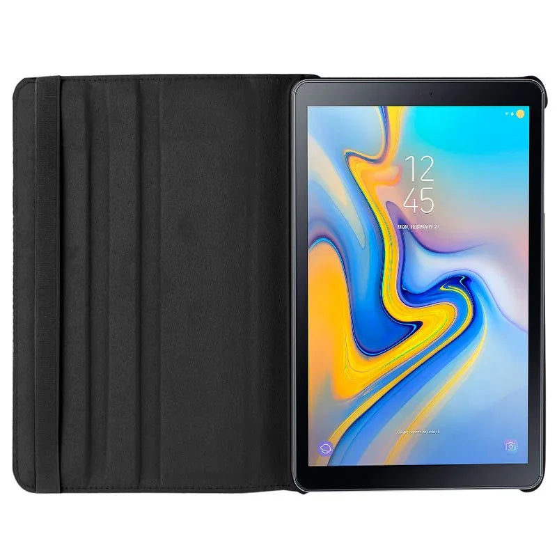 Funda COOL para Samsung Galaxy Tab A (2018) T590 / T595 Polipiel Liso Negro 10.5 pulg - PixelPlaza