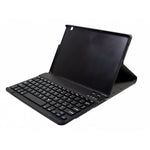Funda COOL para Samsung Galaxy Tab A7 T500 / T503 / T505 Polipiel Liso Negro Teclado Bluetooth 10.4 Pulg - PixelPlaza