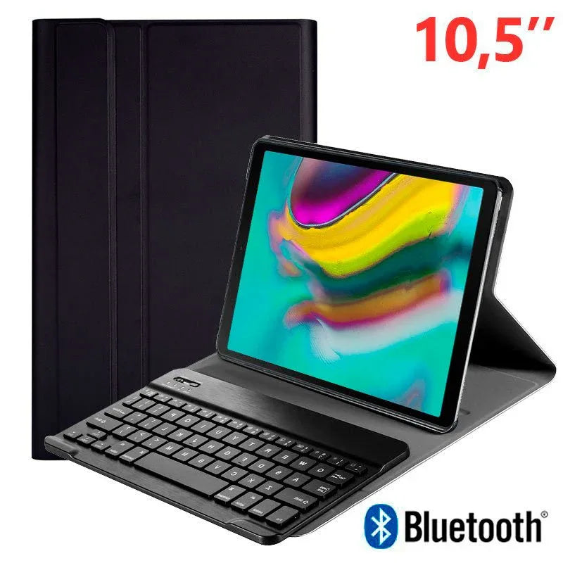 Funda COOL para Samsung Galaxy Tab S5e T720 / T725 Polipiel Teclado Bluetooth 10.5 Pulg - PixelPlaza