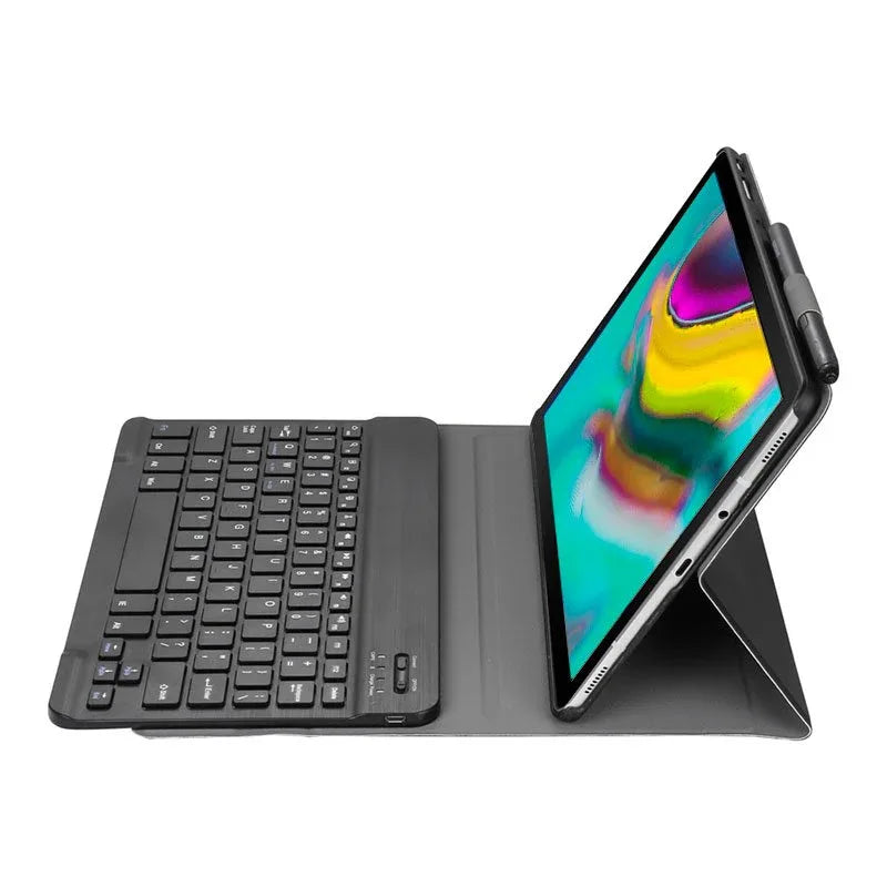 Funda COOL para Samsung Galaxy Tab S5e T720 / T725 Polipiel Teclado Bluetooth 10.5 Pulg - PixelPlaza