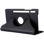 Funda COOL para Samsung Galaxy Tab S7 Plus / Tab S8 Plus Polipiel Liso Negro 12.4 pulg - PixelPlaza
