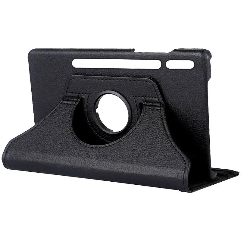 Funda COOL para Samsung Galaxy Tab S7 Plus / Tab S8 Plus Polipiel Liso Negro 12.4 pulg - PixelPlaza