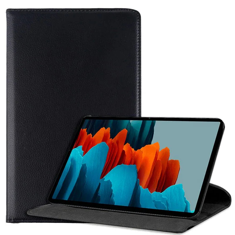Funda COOL para Samsung Galaxy Tab S7 / Tab S8 Polipiel Liso Negro 11 pulg - PixelPlaza