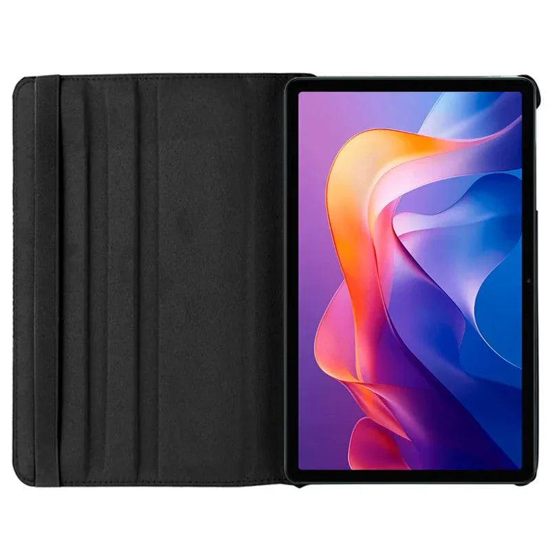 Funda COOL para Xiaomi Redmi Pad 2 Giratoria Polipiel Negro - PixelPlaza