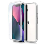 Funda COOL Silicona 3D para iPhone 13 mini (Transparente Frontal + Trasera) - PixelPlaza