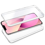 Funda COOL Silicona 3D para iPhone 13 (Transparente Frontal + Trasera) - PixelPlaza