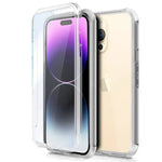 Funda COOL Silicona 3D para iPhone 14 Pro Max (Transparente Frontal + Trasera) - PixelPlaza