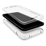 Funda COOL Silicona 3D para iPhone 15 Plus (Transparente Frontal + Trasera) - PixelPlaza