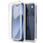 Funda COOL Silicona 3D para iPhone 17 Pro Max (Transparente Frontal + Trasera) - PixelPlaza