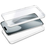 Funda COOL Silicona 3D para iPhone 17 Pro (Transparente Frontal + Trasera) - PixelPlaza