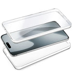 Funda COOL Silicona 3D para iPhone 17 Pro (Transparente Frontal + Trasera) - PixelPlaza