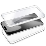Funda COOL Silicona 3D para iPhone 17 (Transparente Frontal + Trasera) - PixelPlaza