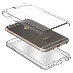 Funda COOL Silicona 3D para iPhone X / iPhone XS (Transparente Frontal + Trasera) - PixelPlaza