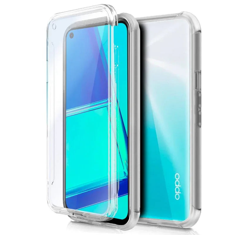 Funda COOL Silicona 3D para Oppo A52 / A72 / A92 (Transparente Frontal + Trasera) - PixelPlaza