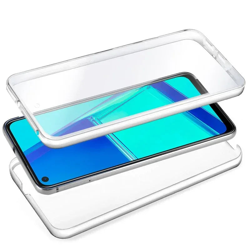 Funda COOL Silicona 3D para Oppo A52 / A72 / A92 (Transparente Frontal + Trasera) - PixelPlaza