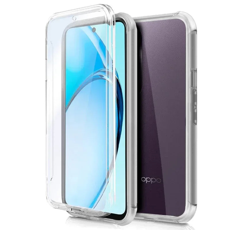 Funda COOL Silicona 3D para Oppo A60 (Transparente Frontal + Trasera) - PixelPlaza