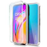 Funda COOL Silicona 3D para Oppo A94 5G / Reno 5Z (Transparente Frontal + Trasera) - PixelPlaza