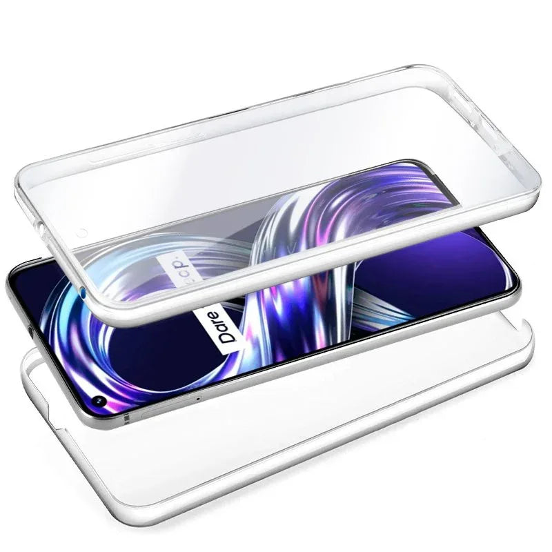 Funda COOL Silicona 3D para Realme 8i / Narzo 50 (Transparente Frontal + Trasera) - PixelPlaza