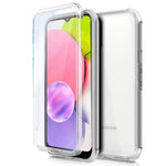 Funda COOL Silicona 3D para Samsung A037 Galaxy A03s (Transparente Frontal + Trasera) - PixelPlaza