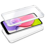 Funda COOL Silicona 3D para Samsung A037 Galaxy A03s (Transparente Frontal + Trasera) - PixelPlaza