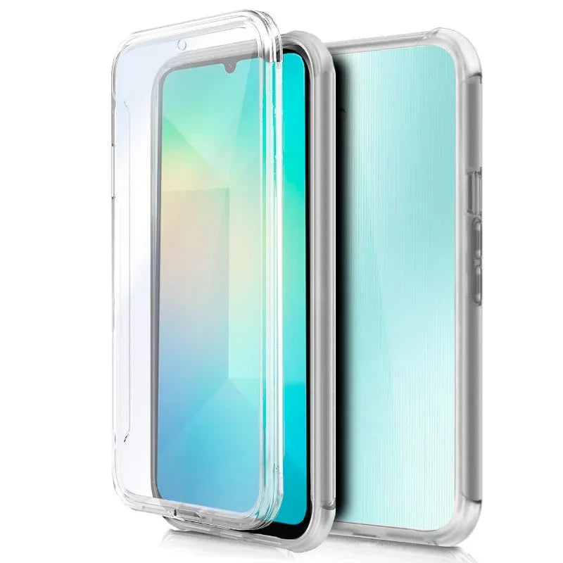 Funda COOL Silicona 3D para Samsung A065 Galaxy A06 (Transparente Frontal + Trasera) - PixelPlaza