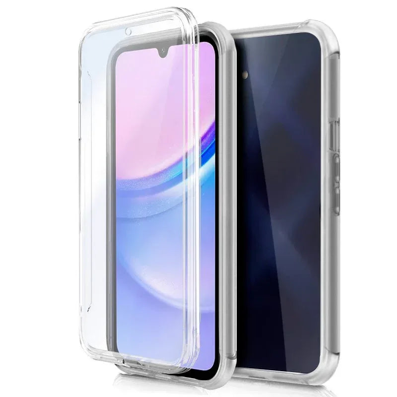 Funda COOL Silicona 3D para Samsung A155 Galaxy A15 / A15 5G / M15 5G (Transparente Frontal + Trasera) - PixelPlaza