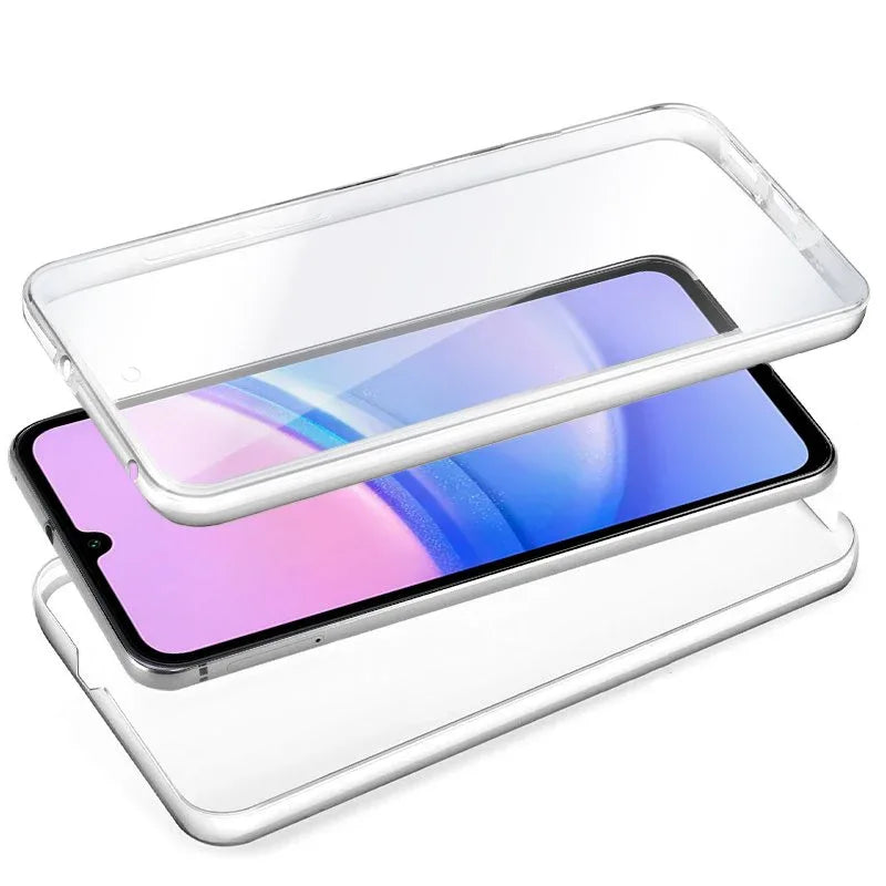 Funda COOL Silicona 3D para Samsung A155 Galaxy A15 / A15 5G / M15 5G (Transparente Frontal + Trasera) - PixelPlaza