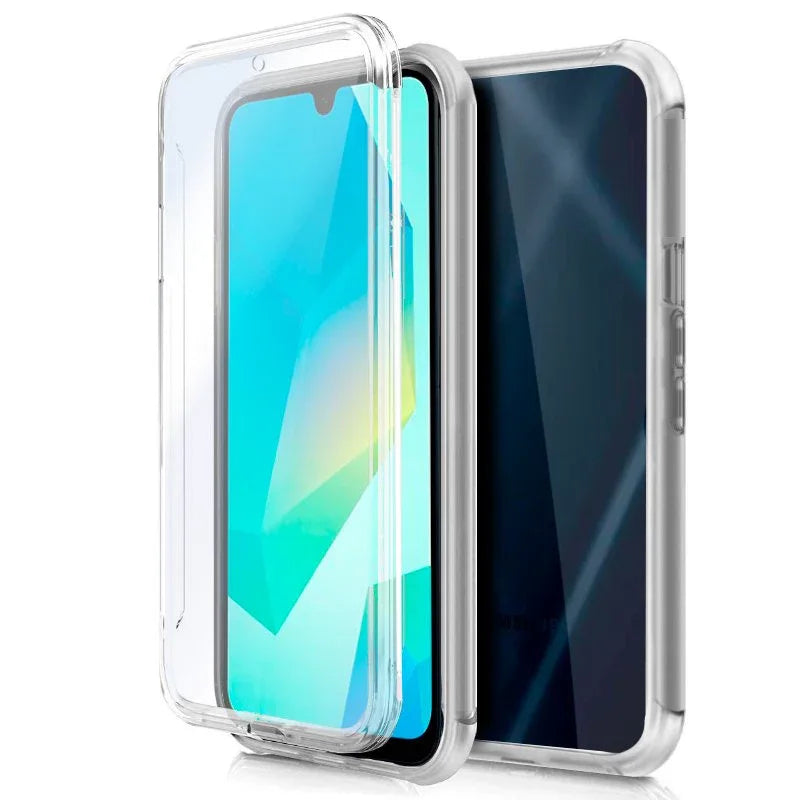 Funda COOL Silicona 3D para Samsung A165 Galaxy A16 / A16 5G (Transparente Frontal + Trasera) - PixelPlaza