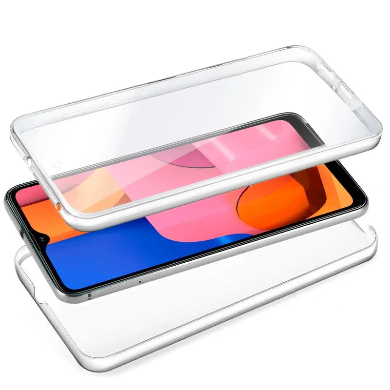 Funda COOL Silicona 3D para Samsung A207 Galaxy A20s (Transparente Frontal + Trasera) - PixelPlaza