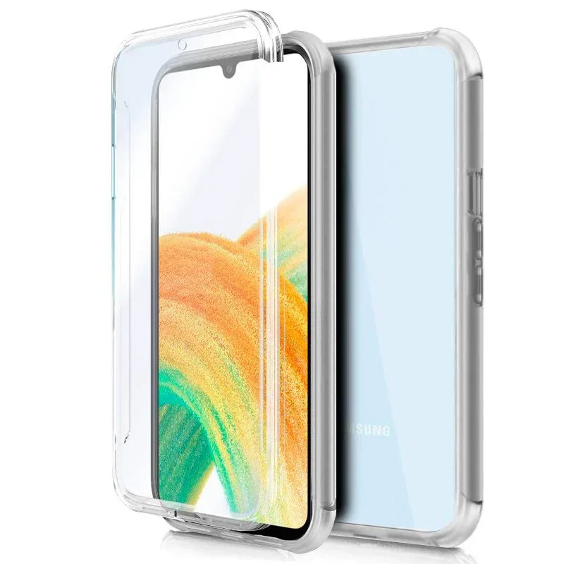 Funda COOL Silicona 3D para Samsung A336 Galaxy A33 5G (Transparente Frontal + Trasera) - PixelPlaza