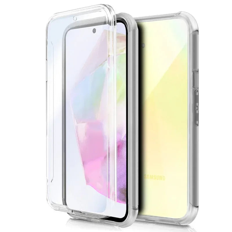 Funda COOL Silicona 3D para Samsung A356 Galaxy A35 5G (Transparente Frontal + Trasera) - PixelPlaza