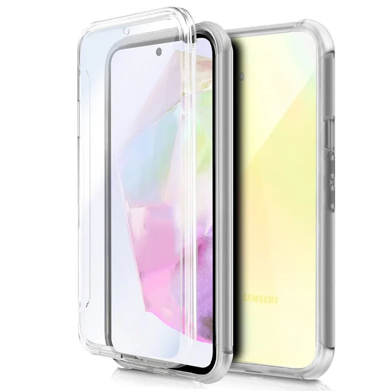 Funda COOL Silicona 3D para Samsung A356 Galaxy A35 5G (Transparente Frontal + Trasera) - PixelPlaza