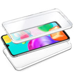 Funda COOL Silicona 3D para Samsung A415 Galaxy A41 (Transparente Frontal + Trasera) - PixelPlaza
