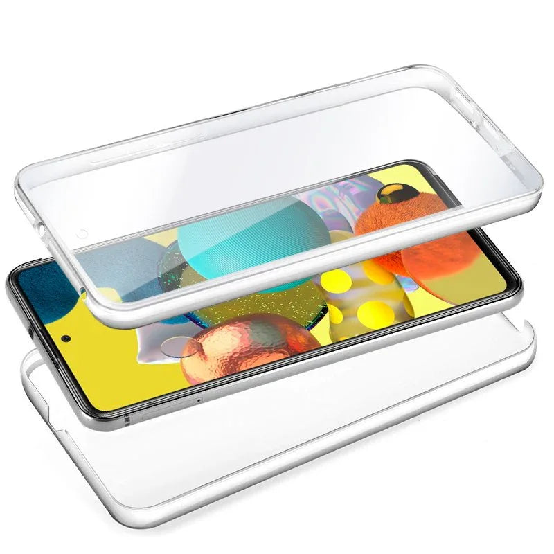 Funda COOL Silicona 3D para Samsung A516 Galaxy A51 5G (Transparente Frontal + Trasera) - PixelPlaza