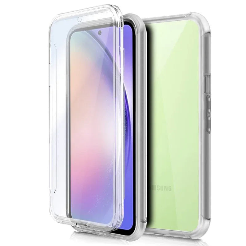 Funda COOL Silicona 3D para Samsung A546 Galaxy A54 5G (Transparente Frontal + Trasera) - PixelPlaza