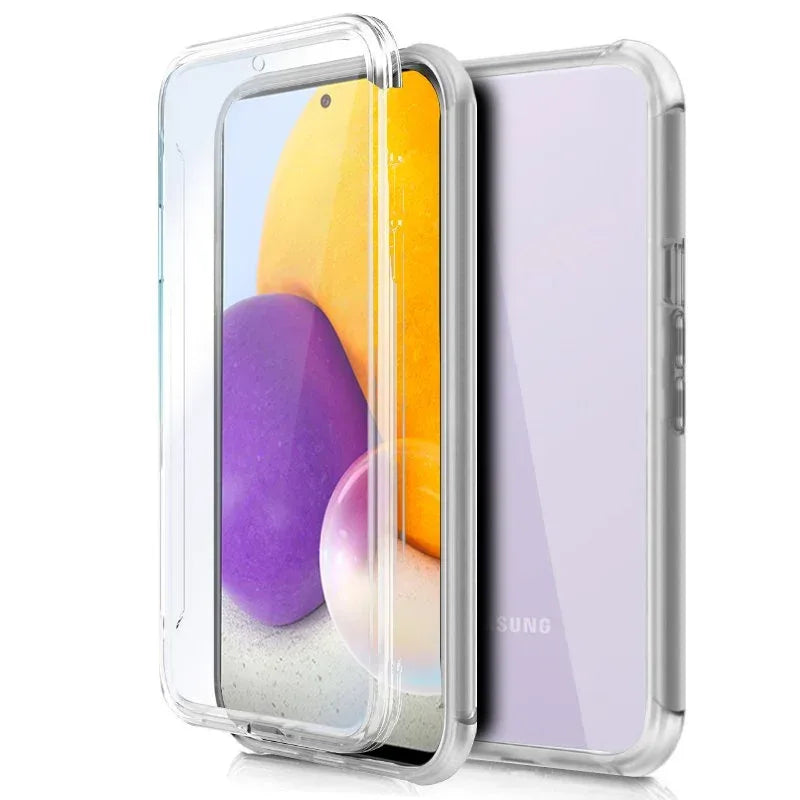 Funda COOL Silicona 3D para Samsung A725 Galaxy A72 (Transparente Frontal + Trasera) - PixelPlaza