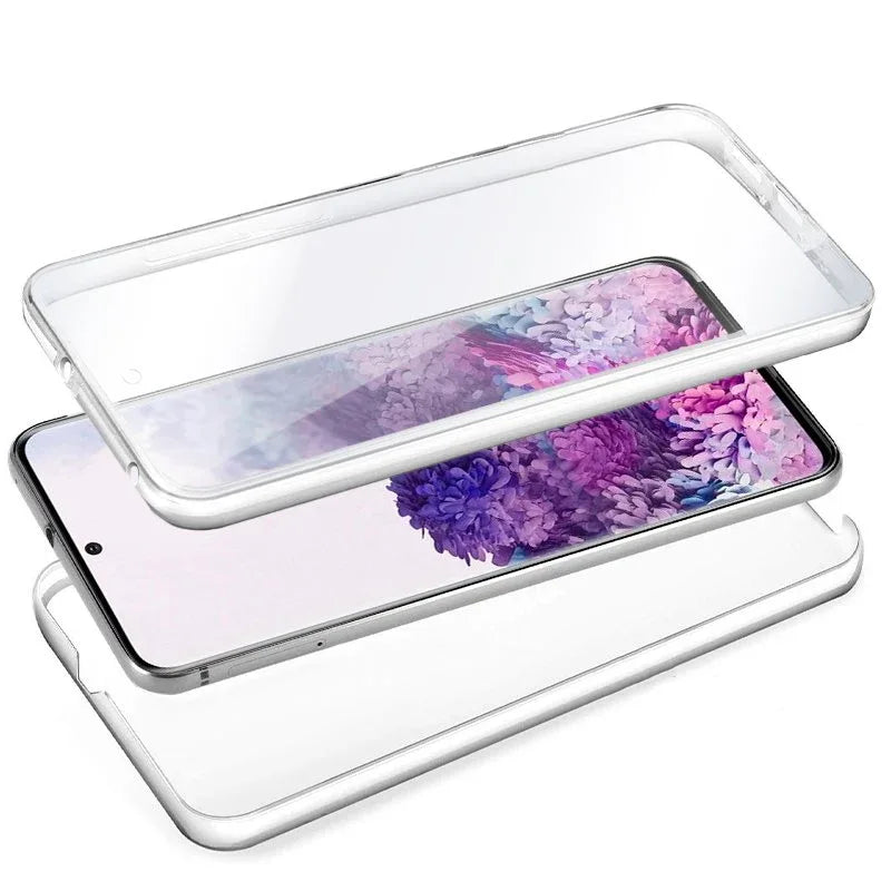 Funda COOL Silicona 3D para Samsung G980 Galaxy S20 (Transparente Frontal + Trasera) - PixelPlaza