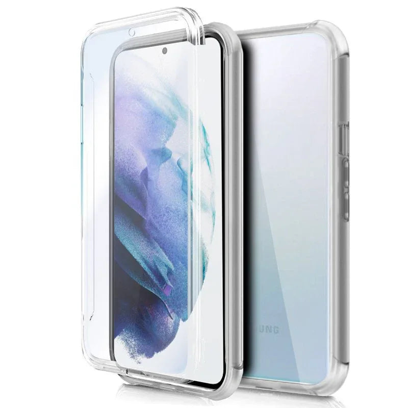 Funda COOL Silicona 3D para Samsung G996 Galaxy S21 Plus (Transparente Frontal + Trasera) - PixelPlaza