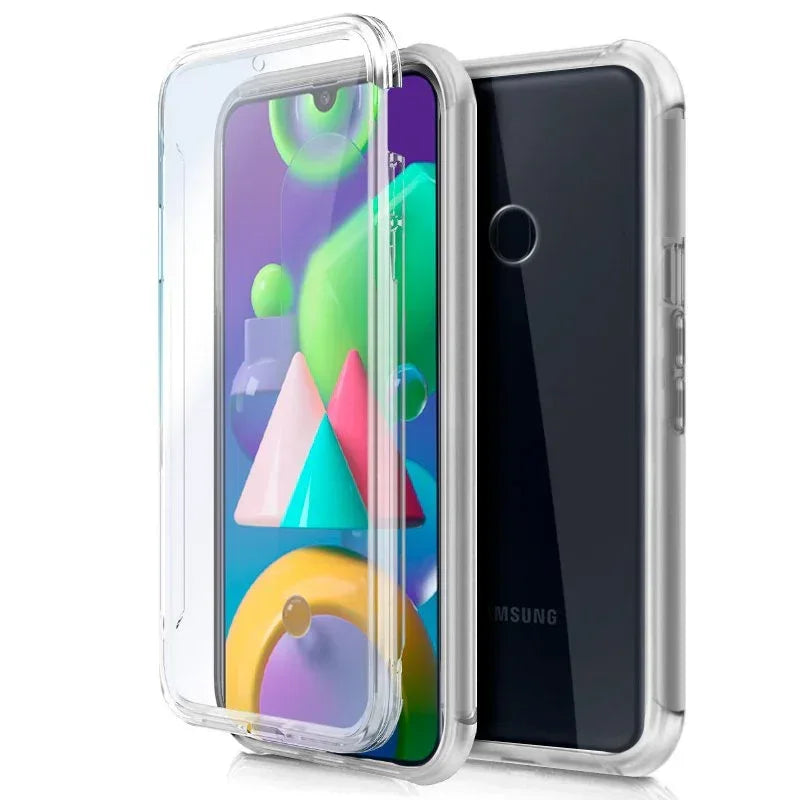 Funda COOL Silicona 3D para Samsung M215 Galaxy M21 (Transparente Frontal + Trasera) - PixelPlaza