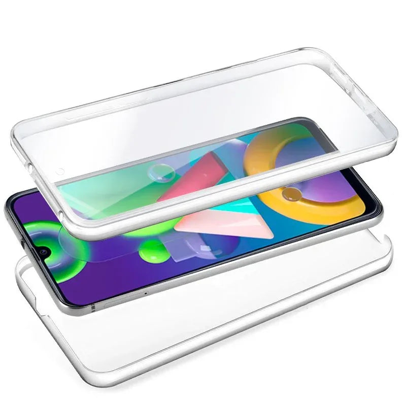 Funda COOL Silicona 3D para Samsung M215 Galaxy M21 (Transparente Frontal + Trasera) - PixelPlaza
