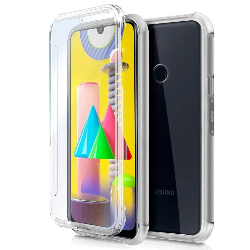 Funda COOL Silicona 3D para Samsung M315 Galaxy M31 (Transparente Frontal + Trasera) - PixelPlaza