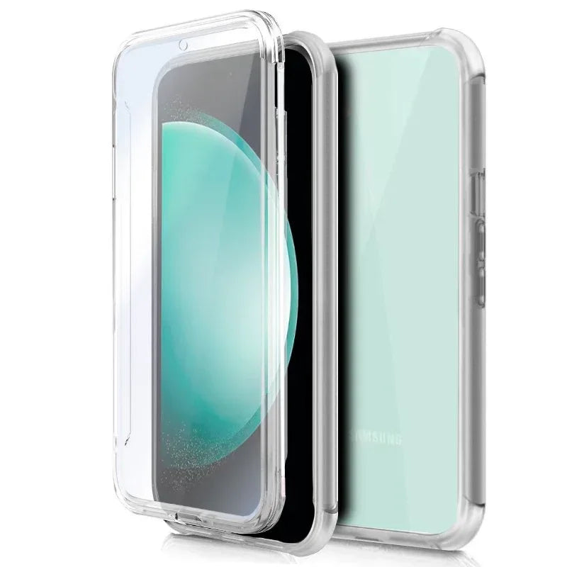 Funda COOL Silicona 3D para Samsung S711 Galaxy S23 FE (Transparente Frontal + Trasera) - PixelPlaza